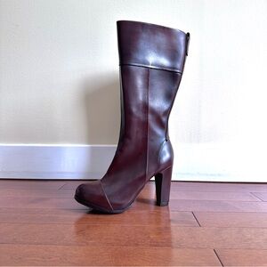 Timberland Dark Brown Heeled Boots